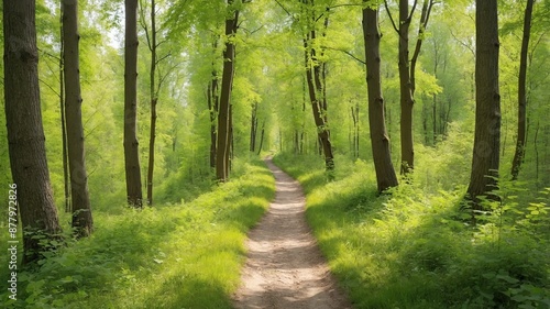 Peaceful Forest Scene