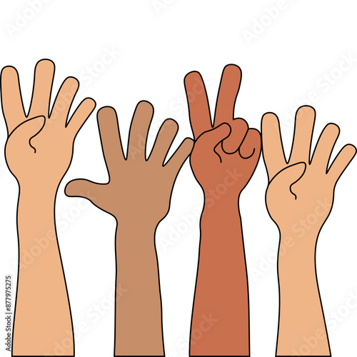 International Youth Day Hand Expression