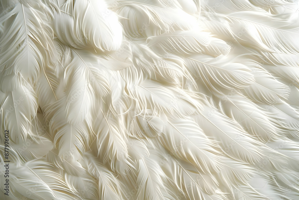 White Feather Texture Background White Feather Texture Background