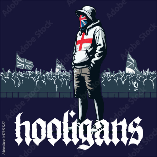 Football Fans Fanatic Ultras Hooligans vector