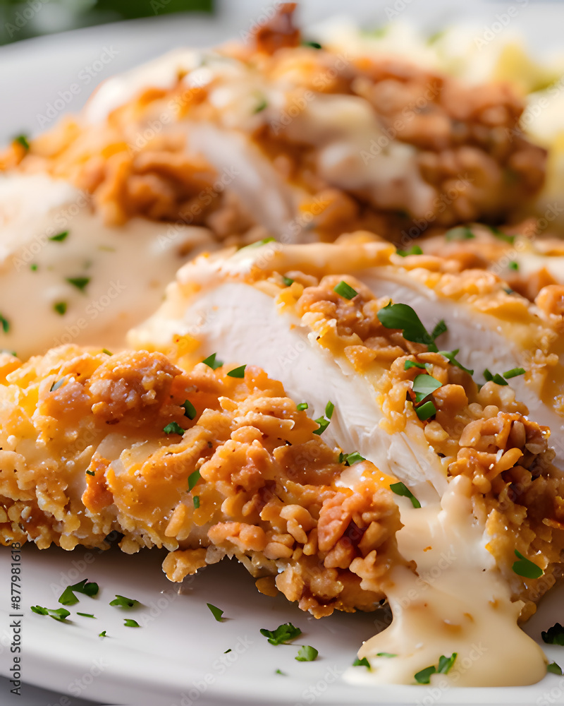 fried shrimp with rice. Generative AI fried shrimp with rice. Generative AI