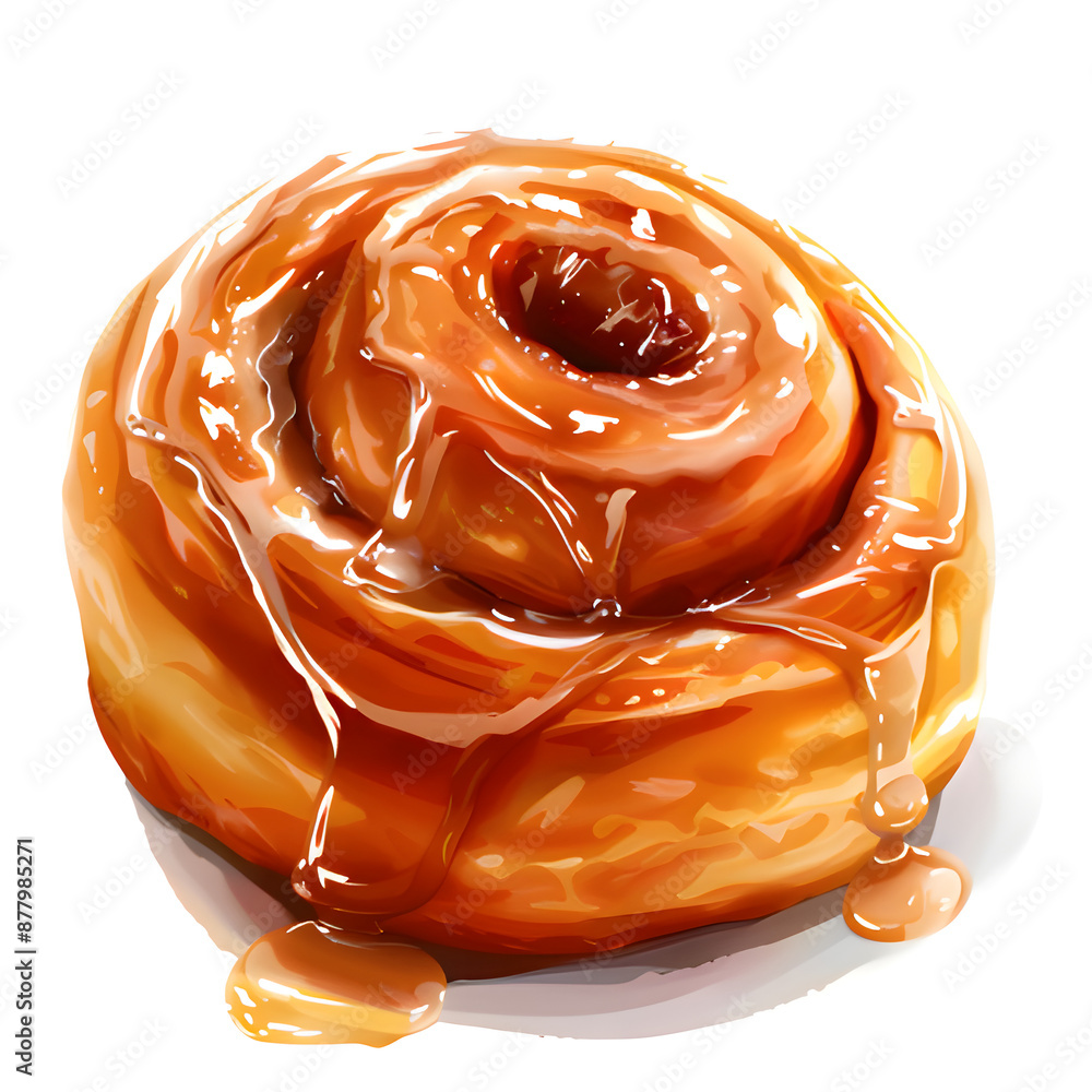 cake isolated on white background. Generative AI cake isolated on white background. Generative AI