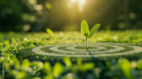 Sustainable environmental friendly goal development green business strategy global net zero carbon neutral target emission reduction