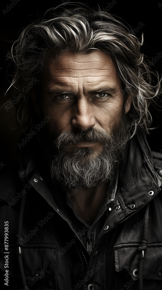 Obraz premium Discover Hyper-Realistic AI-Generated Portraits, Masterfully Crafted with Professional Lighting and Unmatched Detail.