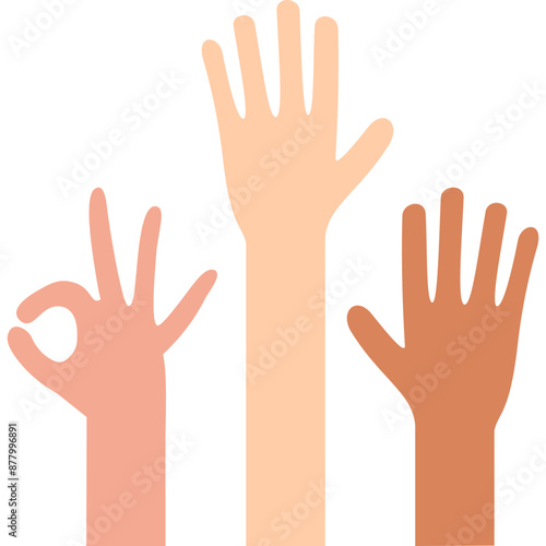 International Youth Day Hand Expression