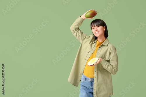 Beautiful young woman with ...