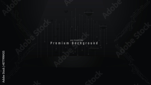 Abstract Technology and Science Background, Pattern Background, Dark and Light Background, 