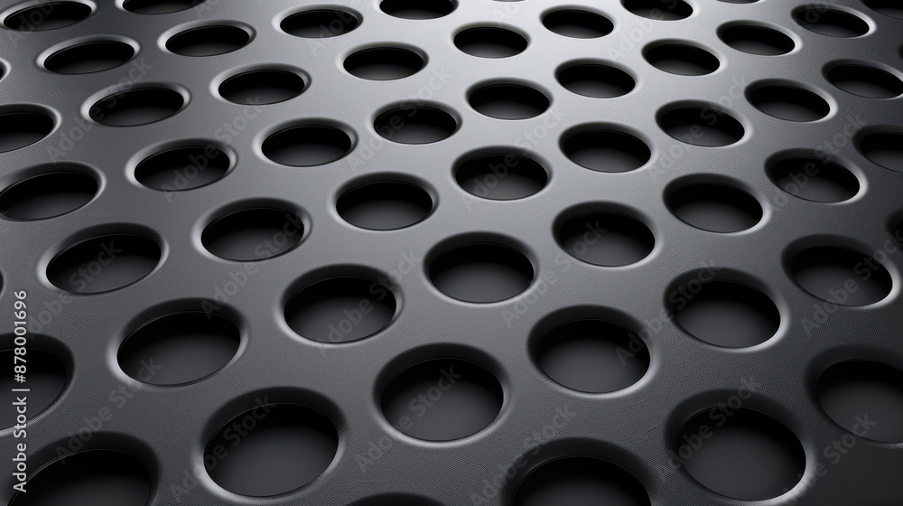 Stunning black metal texture background with perforated sheet design. Ideal for industrial or modernthemed projects. Stunning black metal texture background with perforated sheet design. Ideal for industrial or modernthemed projects.