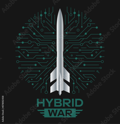 Hybrid War, hypersonic ballistic missile Loitering munitions war drones, lines technological circuits