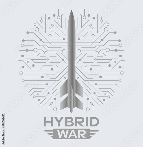 Hybrid War, hypersonic ballistic missile Loitering munitions war drones, lines technological circuits
