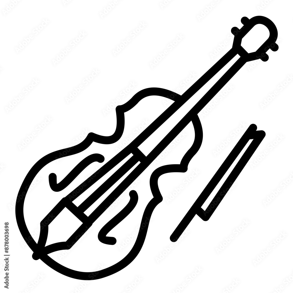 Obraz premium Cello Icon