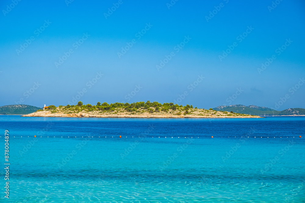 Beautiful blue sea on Adriatic sea, Murter, Dalmatia, Croatia Beautiful blue sea on Adriatic sea, Murter, Dalmatia, Croatia