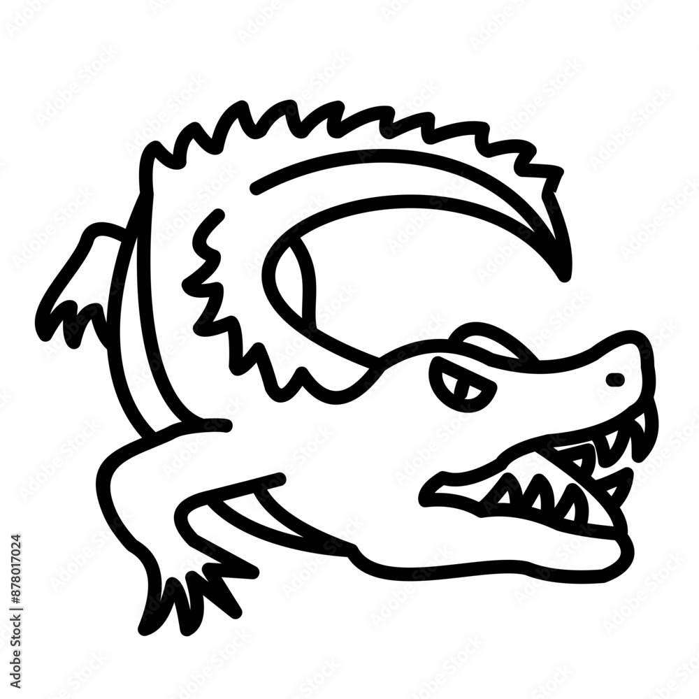 Fototapeta premium Crocodile Icon