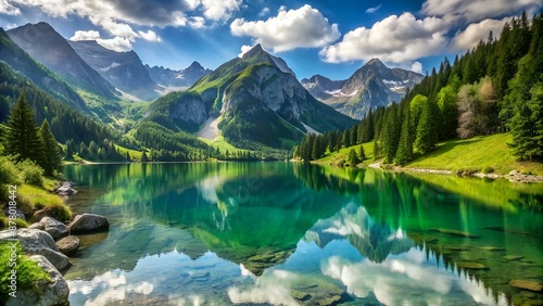 Gebirgssee in Österreich photo