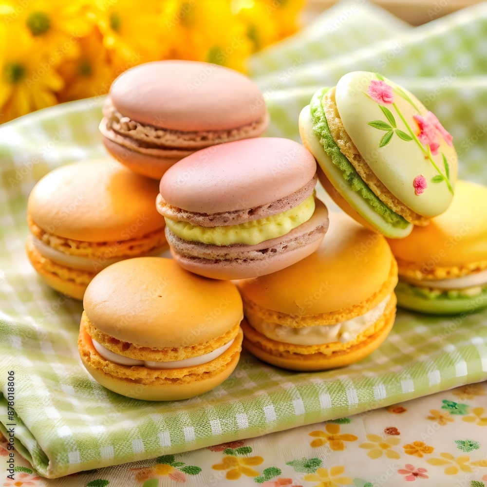 Obraz premium macarons
