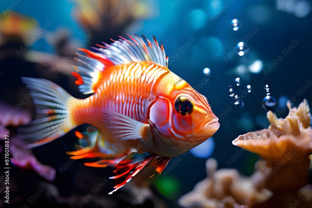 Fototapeta premium yellow tang fish