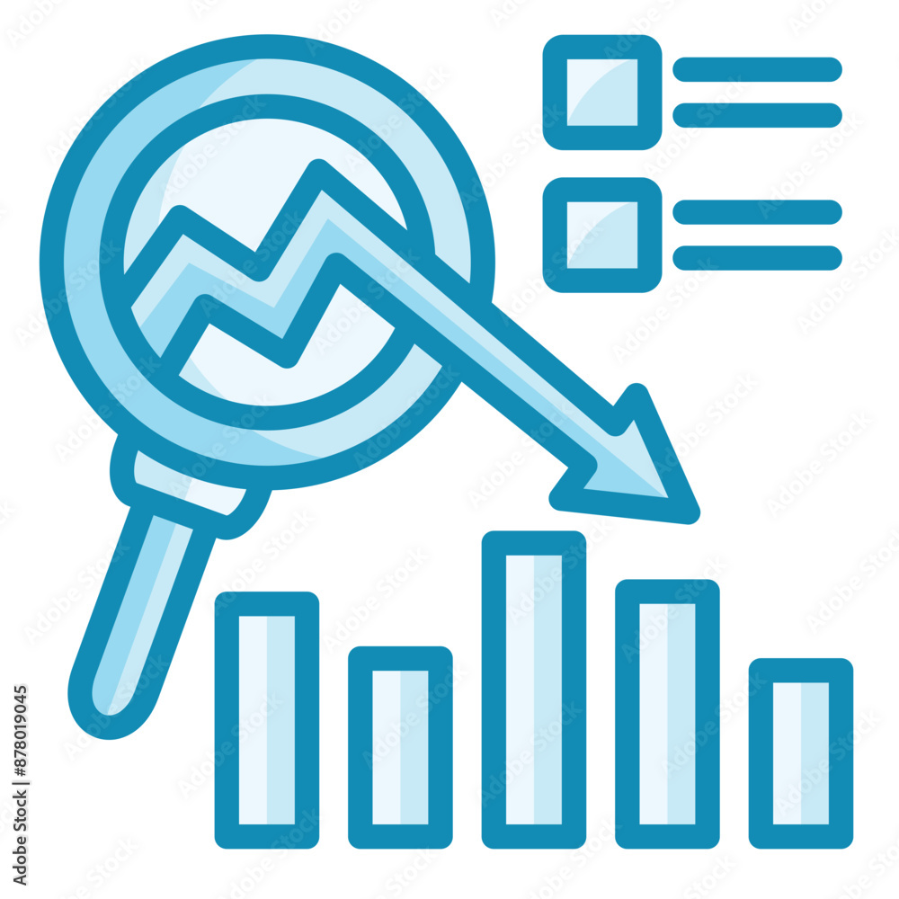 Regression Analysis Icon Regression Analysis Icon