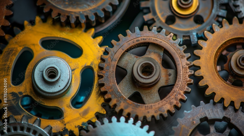 Interlocking gears in a well-oiled machine work seamlessly for optimal performance and efficiency. Interlocking gears in a well-oiled machine work seamlessly for optimal performance and efficiency.