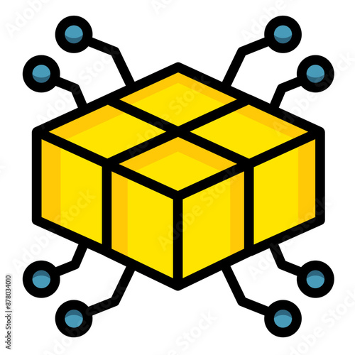 Blockchain Technology Icon