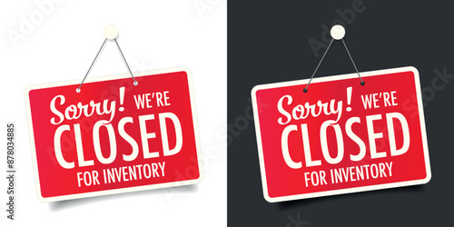 Sorry! we're closed for inventory
