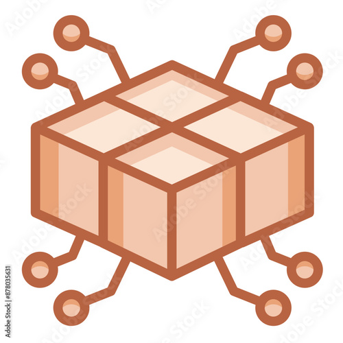 Blockchain Technology Icon