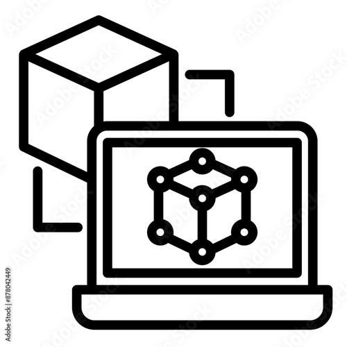 Digital Twin Icon