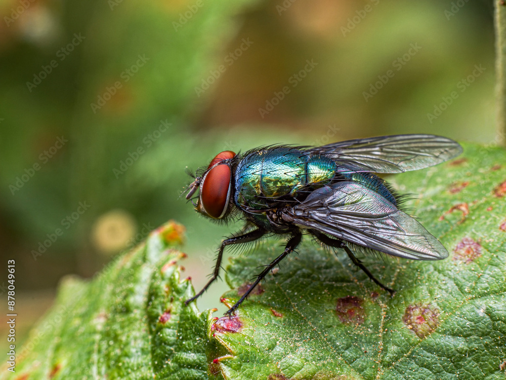fly on leaf fly on leaf