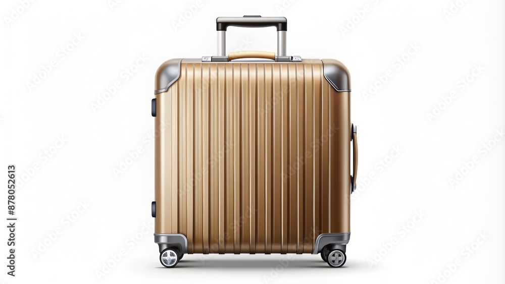 Fototapeta premium Ultra-realistic, highly detailed, 4K resolution luggage illustrations: pristine bags, suitcases, and travel accessories in precise Vector EPS.10 format