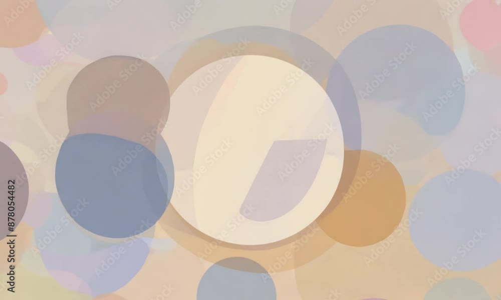 Geometric Abstract Pattern with Circular Design Geometric Abstract Pattern with Circular Design