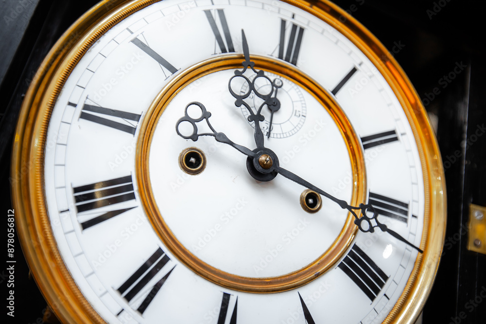 antique clock, clock face