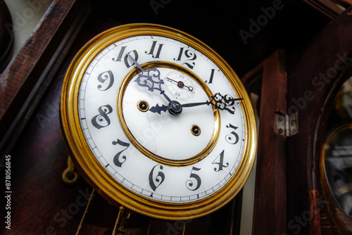antique clock, clock face