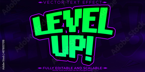 Editable text effect, editable emote icon and trendy customizable font style