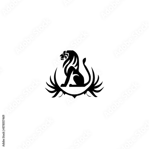 A lion Logo Design Vector