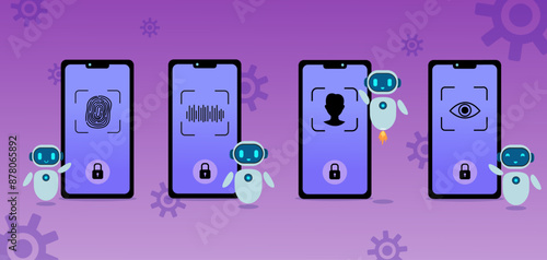 Smartphone Security Methods With Robots