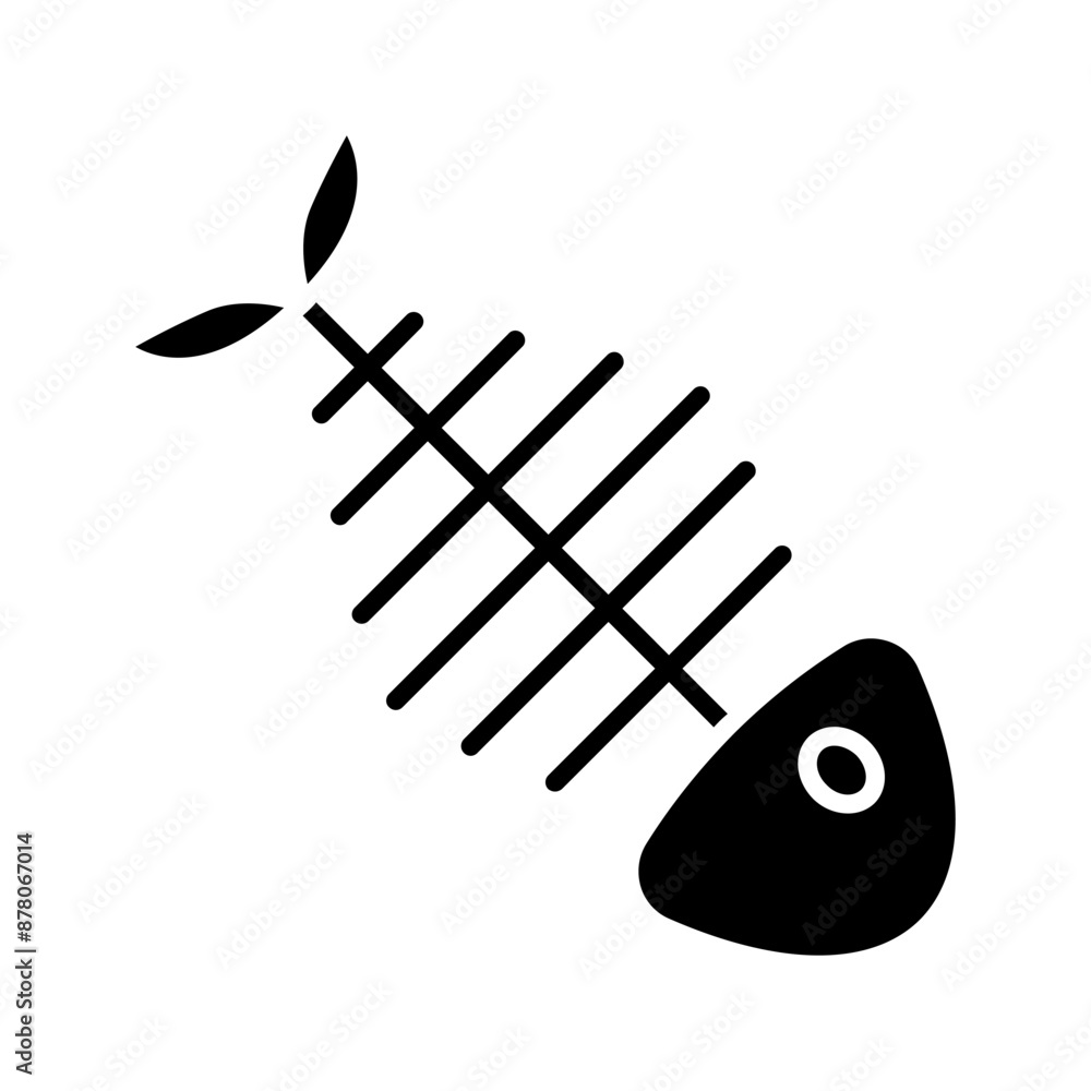 Fish skeleton line icon. Marine life, fish bones, environmental impact, waste, pollution, aquatic life, dead fish, marine ecosystem, ocean, decomposition, fish, skeleton, bones, environmental Fish skeleton line icon. Marine life, fish bones, environmental impact, waste, pollution, aquatic life, dead fish, marine ecosystem, ocean, decomposition, fish, skeleton, bones, environmental