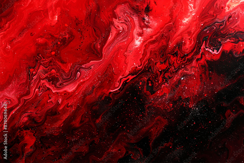 Vivid Expression: Abstract Background in Red Vivid Expression: Abstract Background in Red