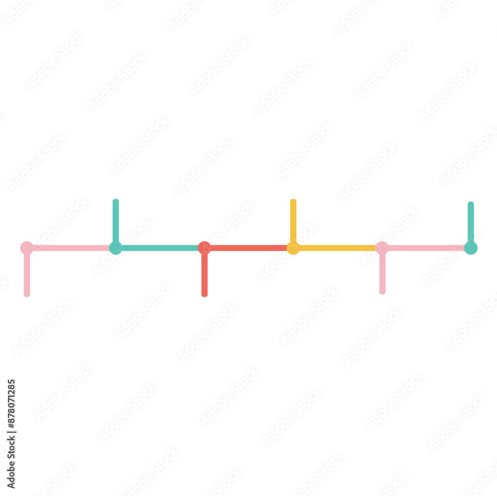 Timeline infographic Colorful Timeline infographic Colorful