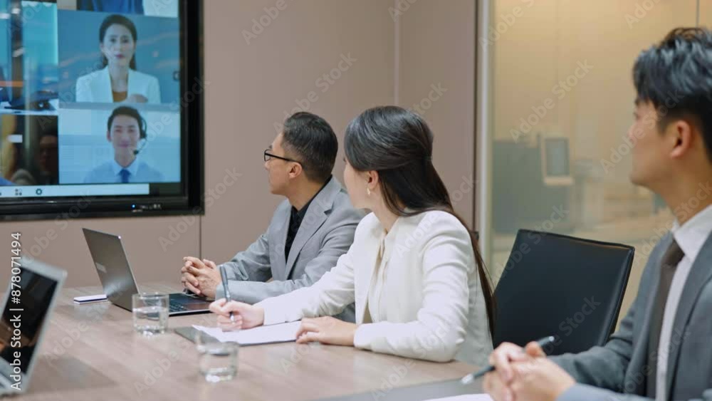 Confident business people having a meeting Confident business people having a meeting