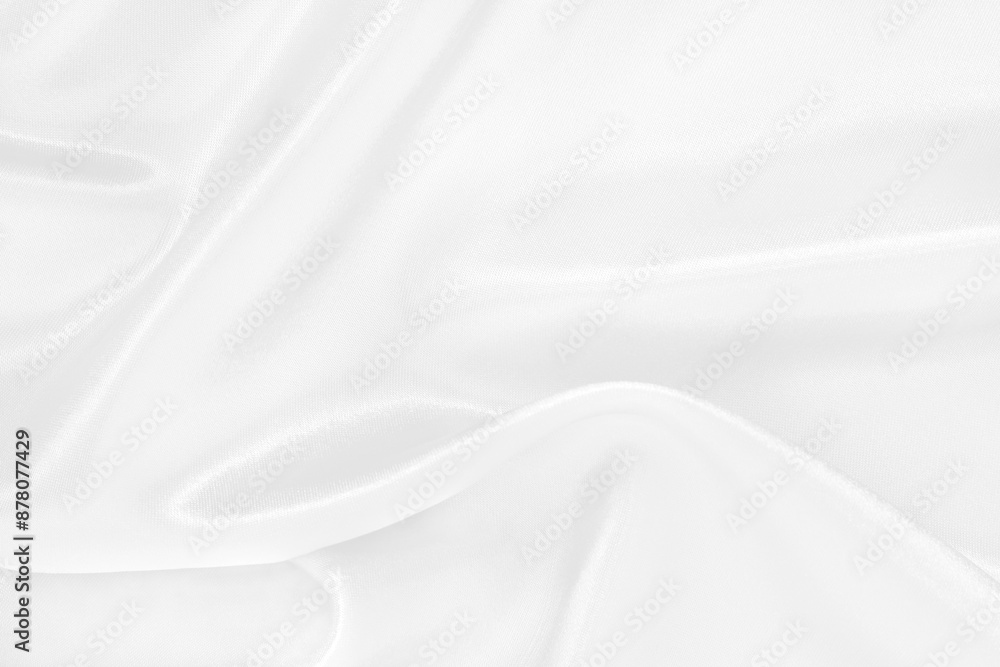 White fabric cloth texture for background and design art work, beautiful crumpled pattern of silk or linen. White fabric cloth texture for background and design art work, beautiful crumpled pattern of silk or linen.