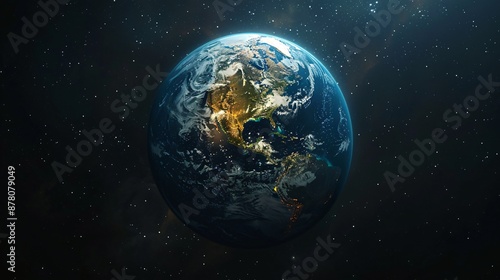 earth in space