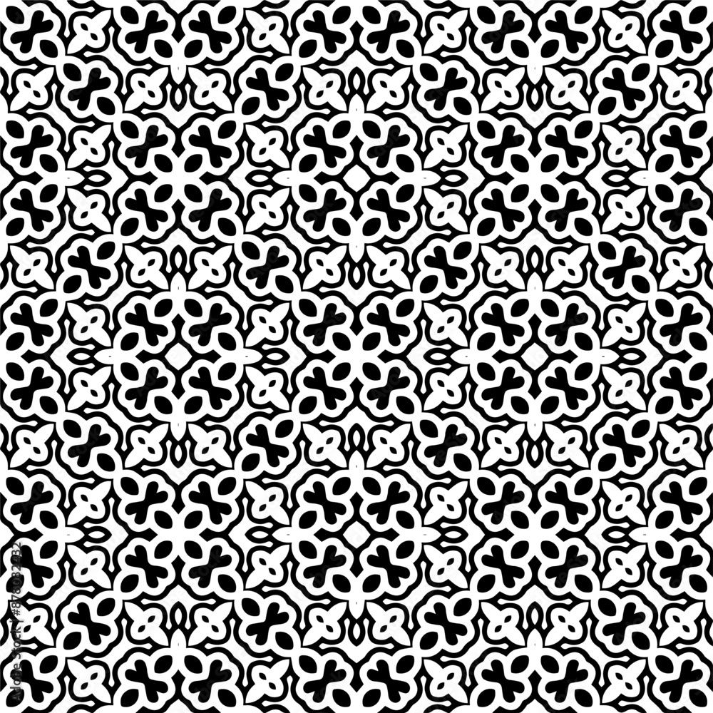 Monochrome pattern, Abstract texture for fabric print, card, table cloth, furniture, banner, cover, invitation, decoration, wrapping.seamless repeating pattern.Black color. Monochrome pattern, Abstract texture for fabric print, card, table cloth, furniture, banner, cover, invitation, decoration, wrapping.seamless repeating pattern.Black color.