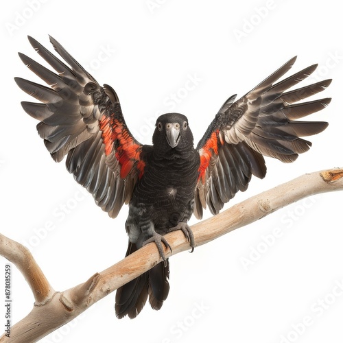 greater vasa parrot coracopsis photo