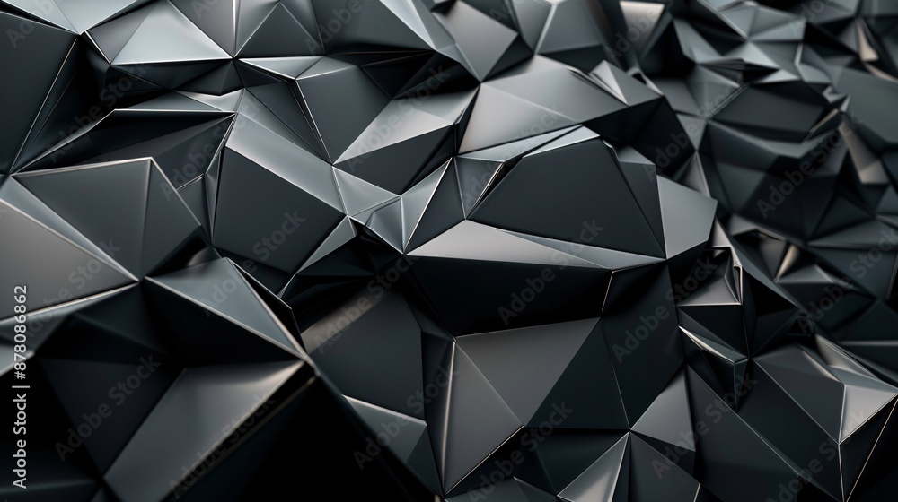 Abstract triangle pattern creates a wallpaper background. Modern design highlights geometric shapes. Abstract triangle pattern creates a wallpaper background. Modern design highlights geometric shapes.