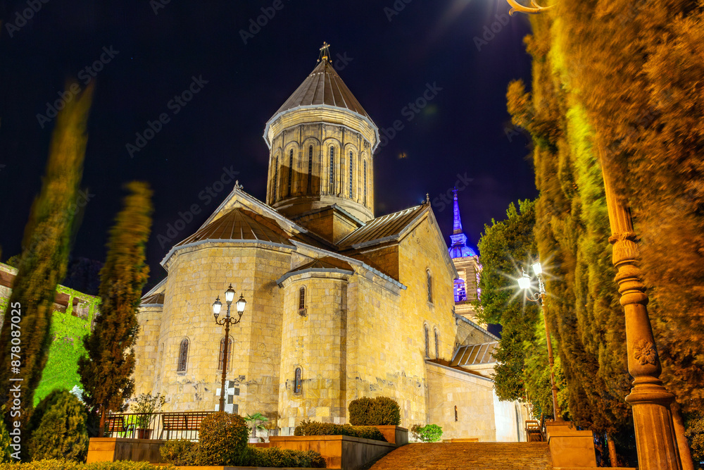 The Sioni Cathedral of the Dormition is a Georgian Orthodox cathedral located in Tbilisi, Georgia The Sioni Cathedral of the Dormition is a Georgian Orthodox cathedral located in Tbilisi, Georgia