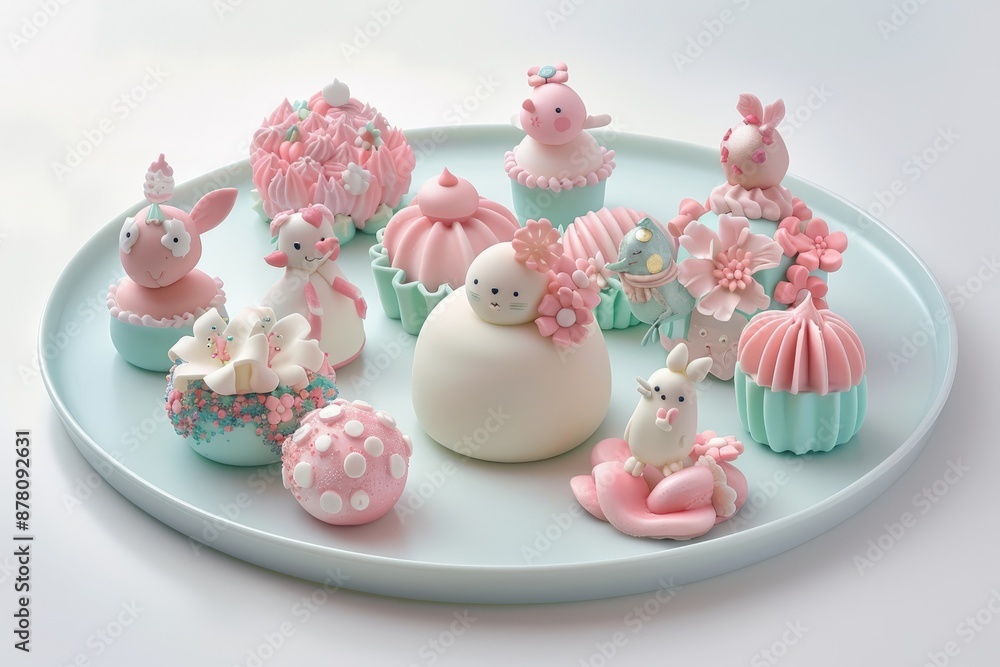Fondant Decorated Dessert: A Work of Art Fondant Decorated Dessert: A Work of Art