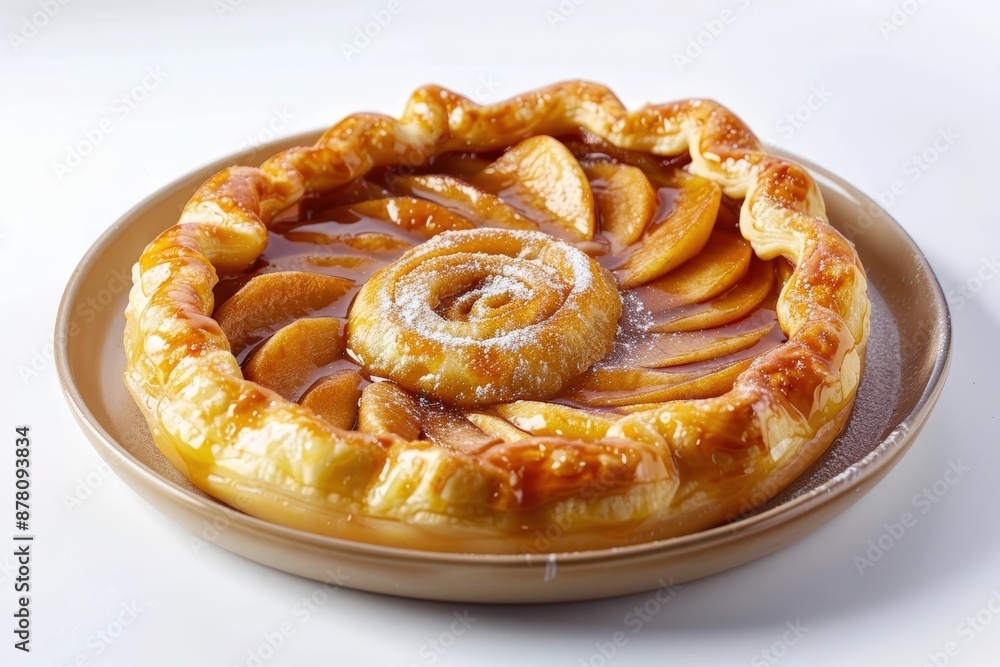 Deep-Dish Apple Tarte Tatin Sugar Sprinkling Deep-Dish Apple Tarte Tatin Sugar Sprinkling