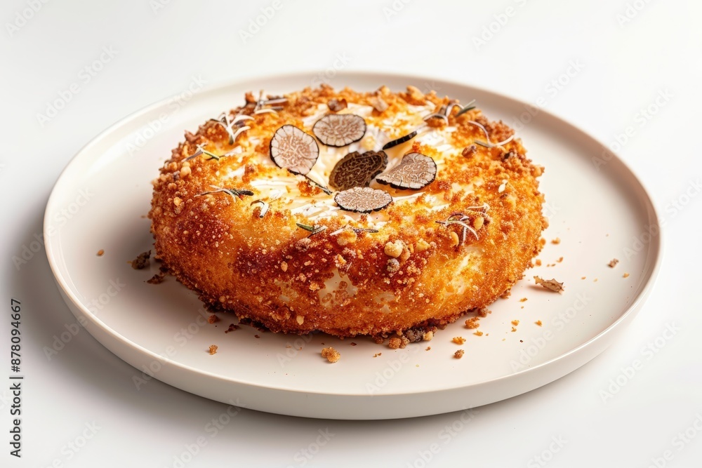 Heavenly Deep-Fried Camembert with Truffle Indulgence Heavenly Deep-Fried Camembert with Truffle Indulgence
