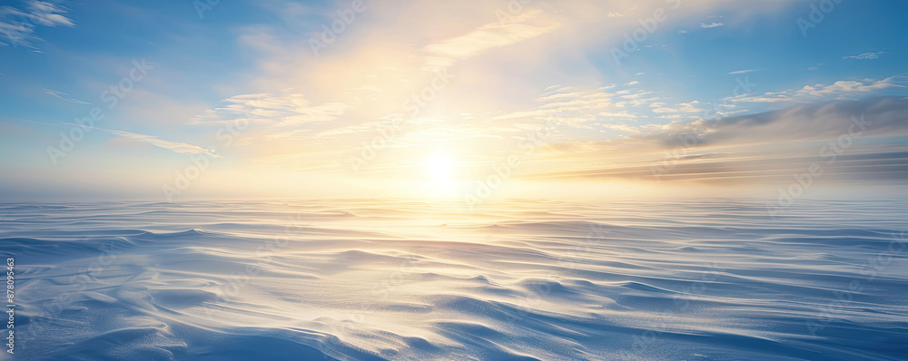 Fototapeta premium The photo shows a beautiful winter landscape