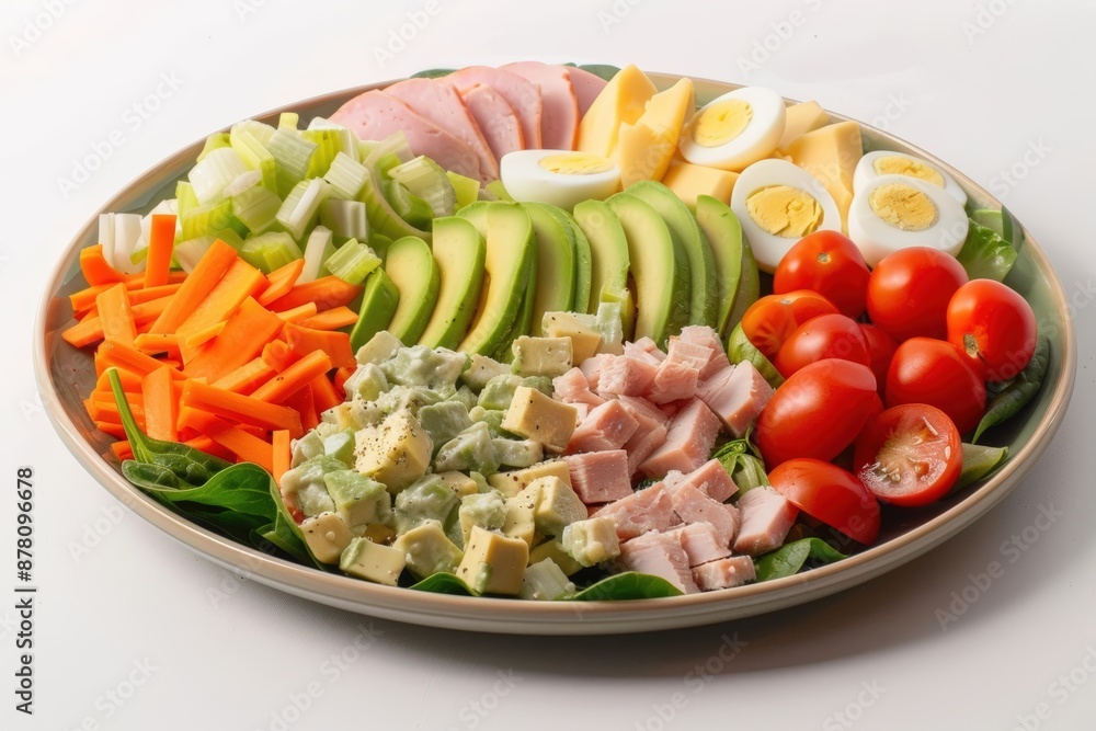 Deluxe Chef Salad with a Fresh and Satisfying Medley of Flavors