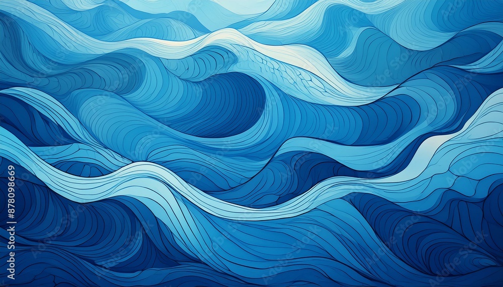 sea breeze background. blue water waves sea breeze background. blue water waves